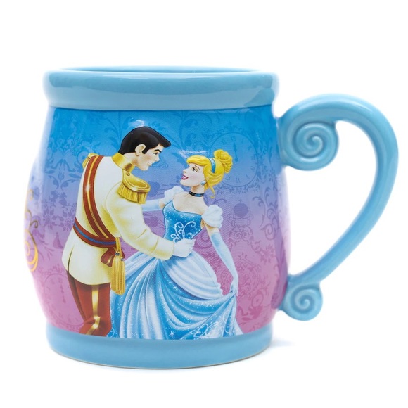 Disney Other - Disney Princess Stories Series Cinderella Ceramic Relief Mug 19oz